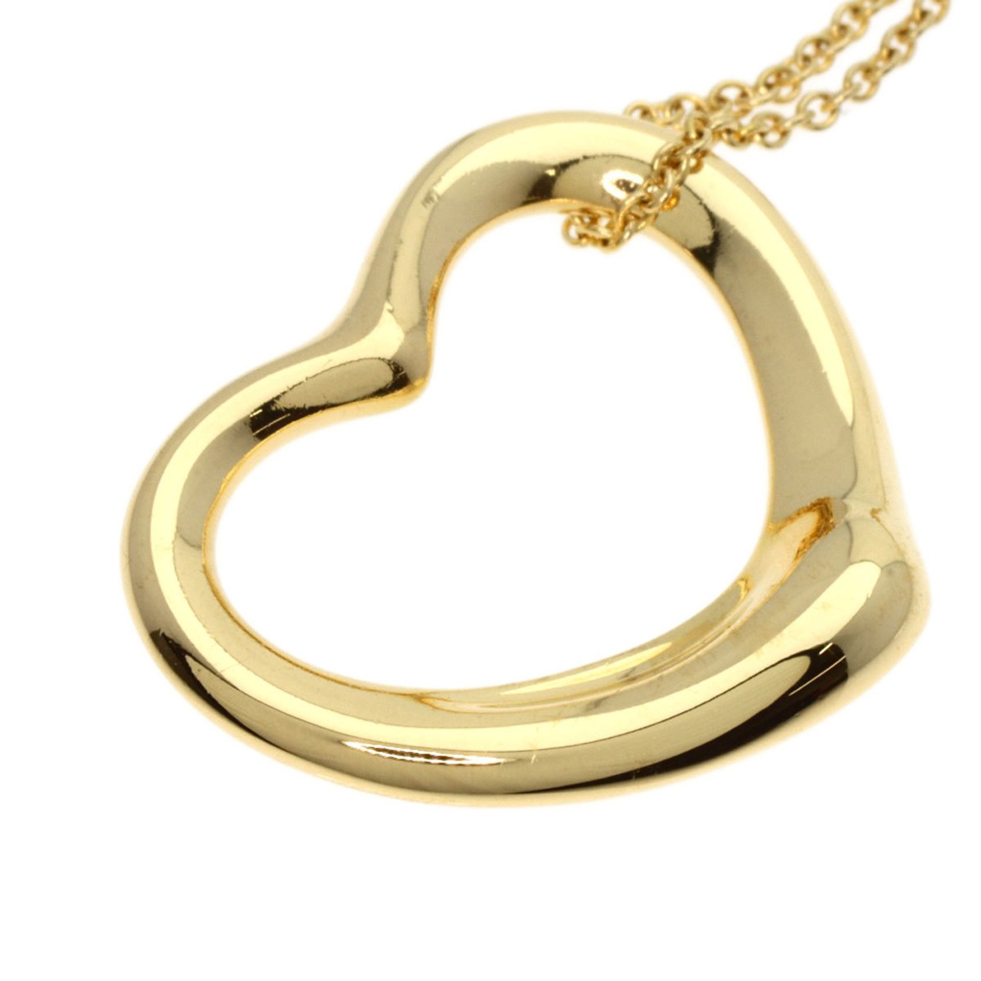 Tiffany Heart Necklace K18 Yellow Gold Women's TIFFANY&Co.