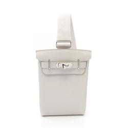 Hermes Kelly Akkad PM Waist Bag Body Togo Men's White