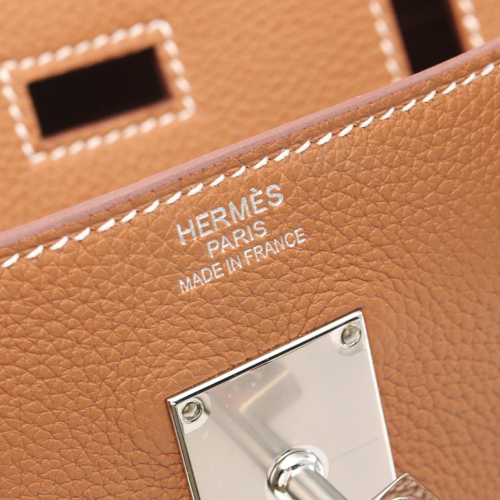 Hermes HERMES Haute Couture 40 Boston Bag Togo Women's Brown