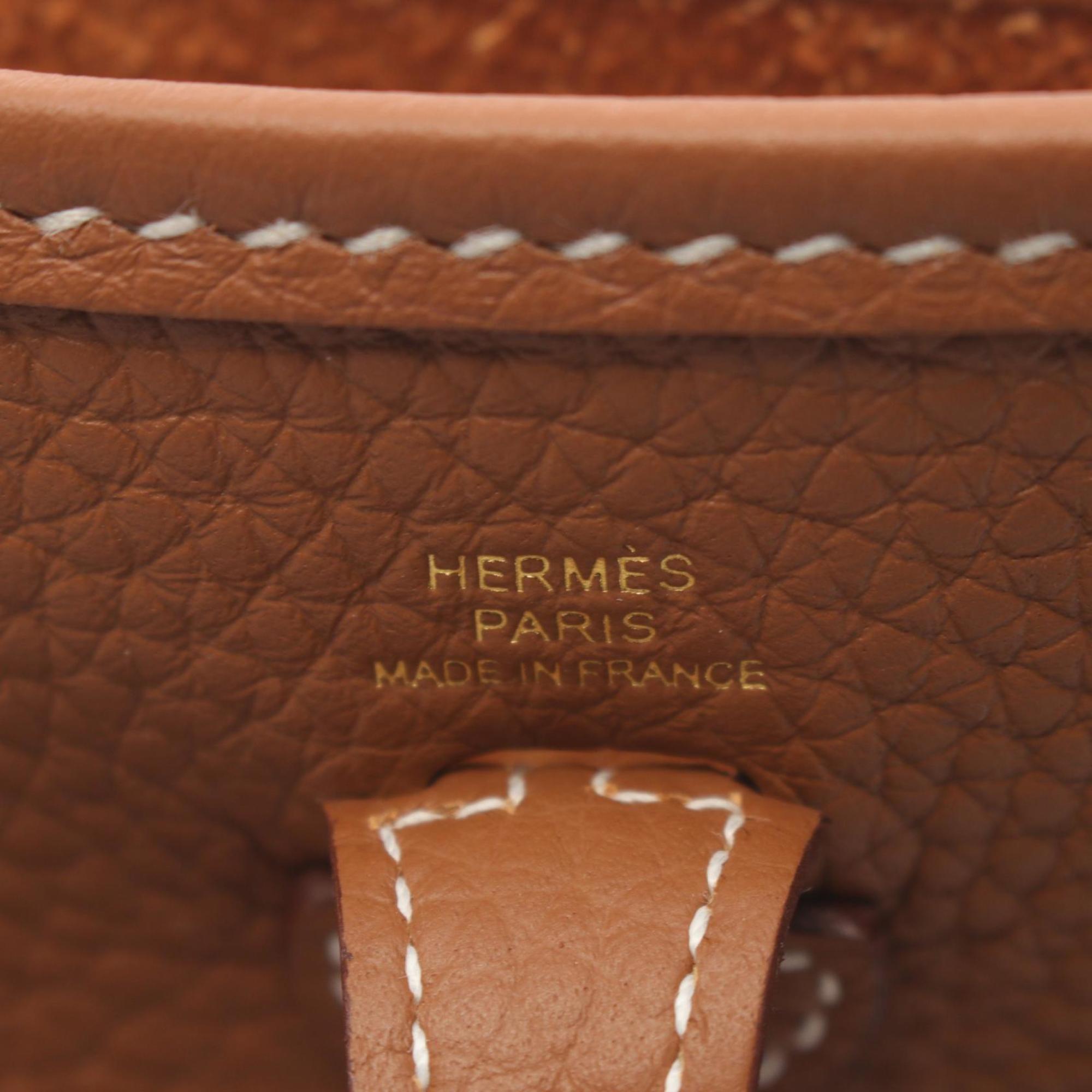 Hermes HERMES Evelyn TPM Shoulder Bag Taurillon Clemence Women's Brown 069426CC