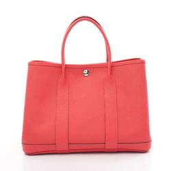 Hermes HERMES Garden TPM Tote Bag Epsom Leather Women's Red