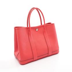 Hermes HERMES Garden TPM Tote Bag Epsom Leather Women's Red