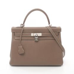 Hermes Kelly 32 Handbag Togo Women's Brown