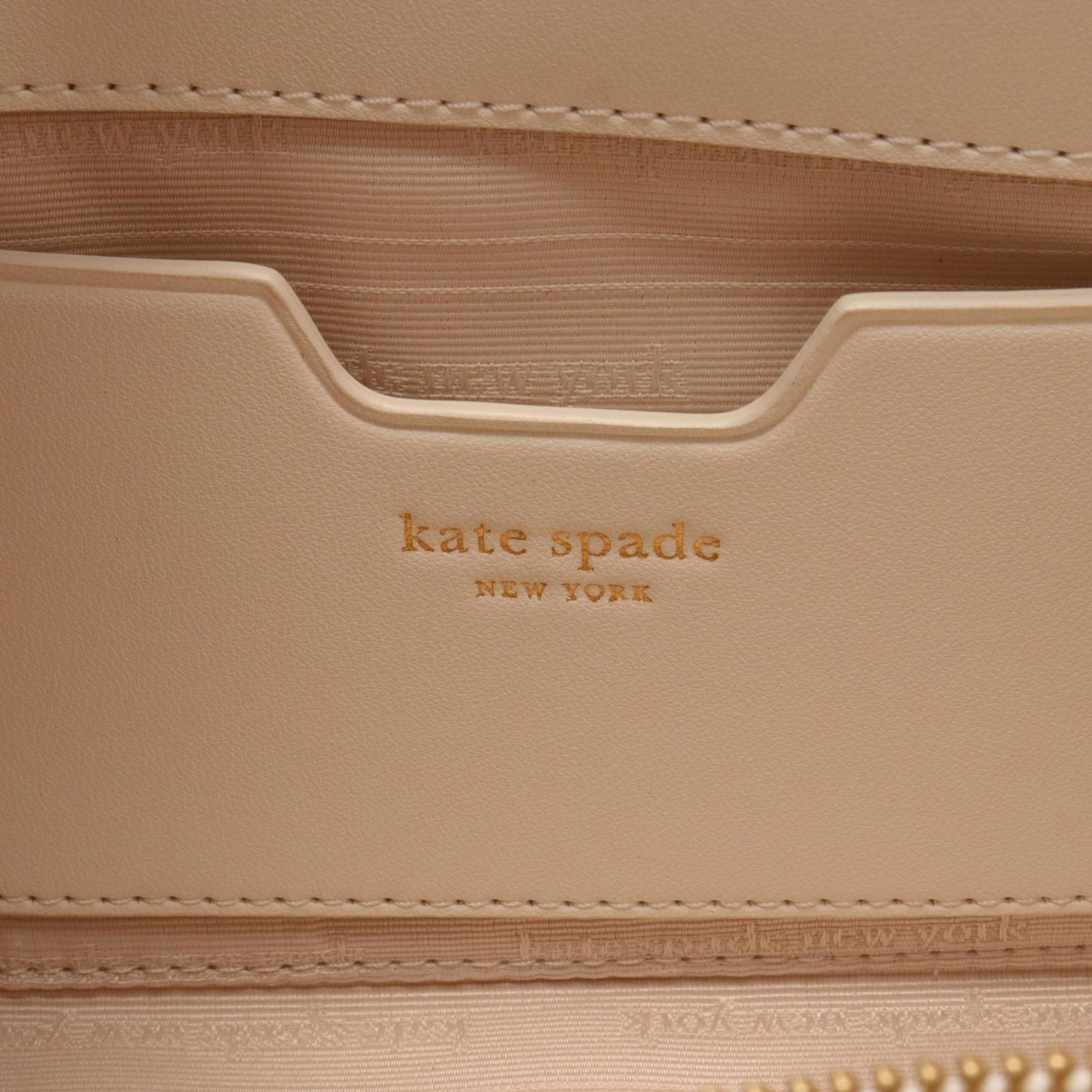 Kate Spade Flora Bracelet Crossbody Handbag Bag Leather Women's White KF820