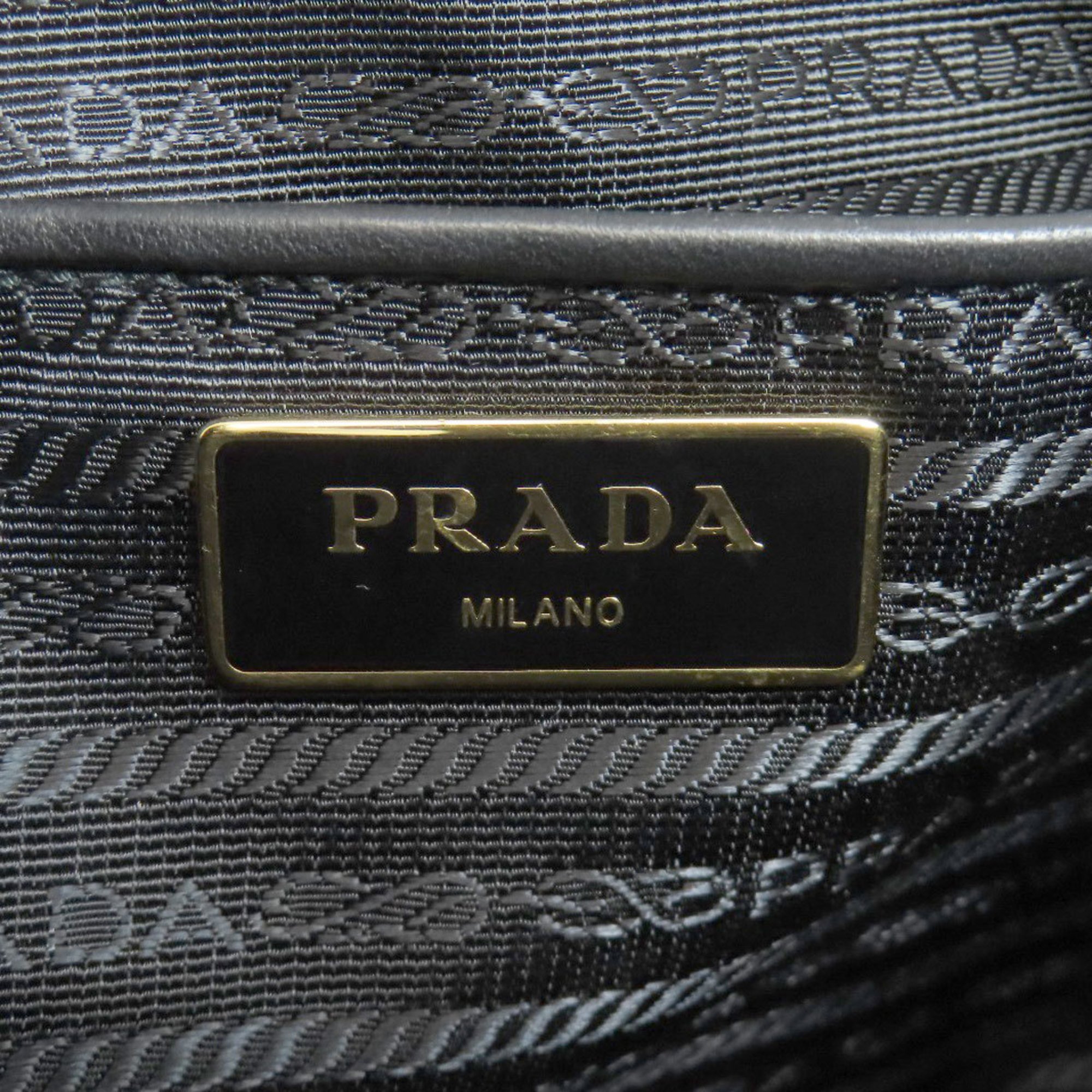 Prada Matelasse Handbag Nylon Material Women's PRADA