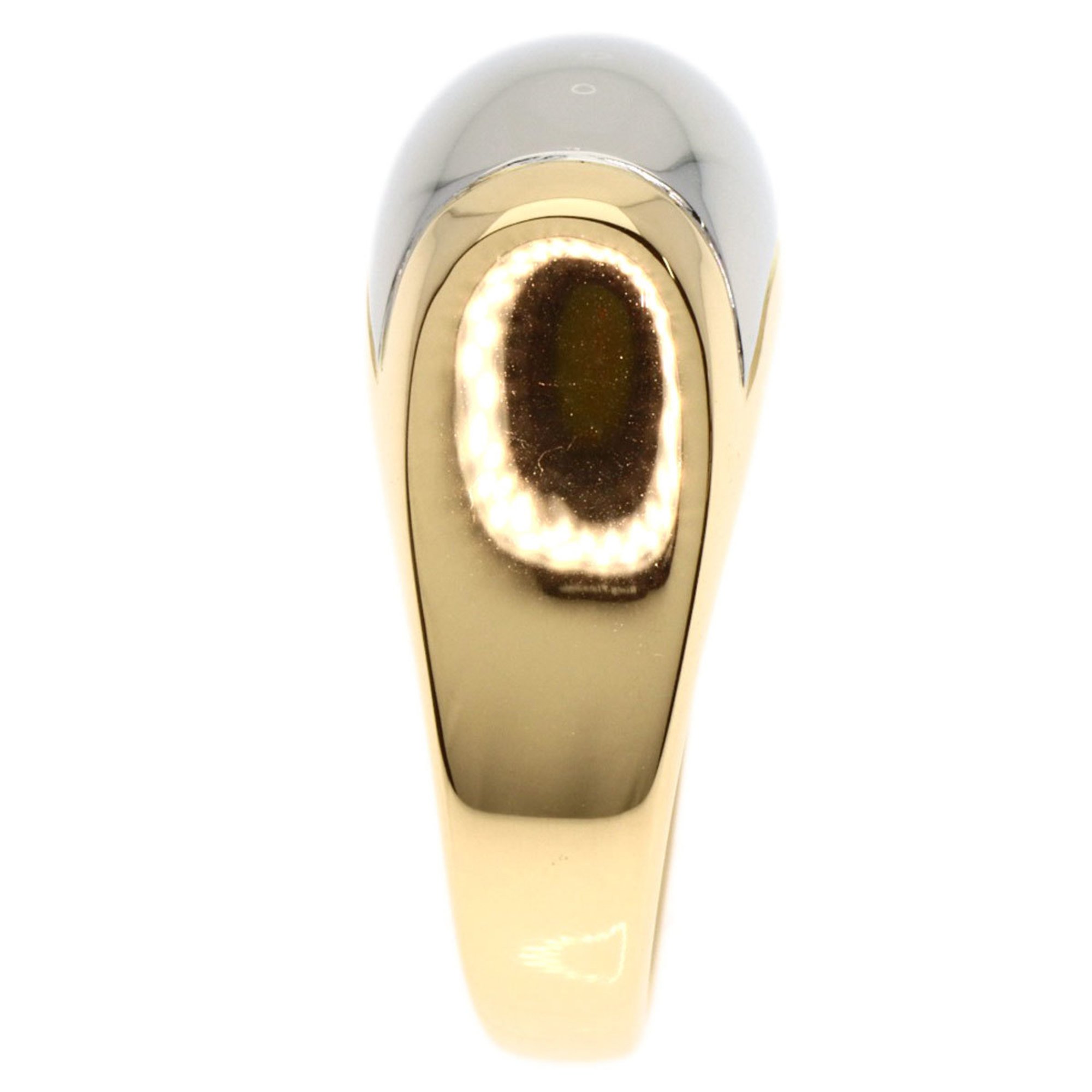 BVLGARI Tronchetto Ring, 18K Yellow Gold, Stainless Steel, Women's