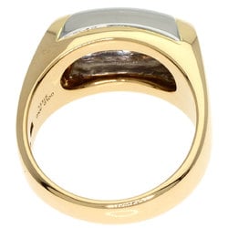 BVLGARI Tronchetto Ring, 18K Yellow Gold, Stainless Steel, Women's