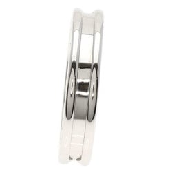 BVLGARI B-zaro1 B-Zero 1 Band #56 Ring, K18 White Gold, Women's