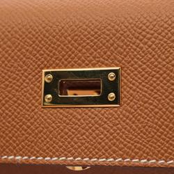 Hermes HERMES Kelly 25 Handbag Bag Epsom Leather Women's Brown