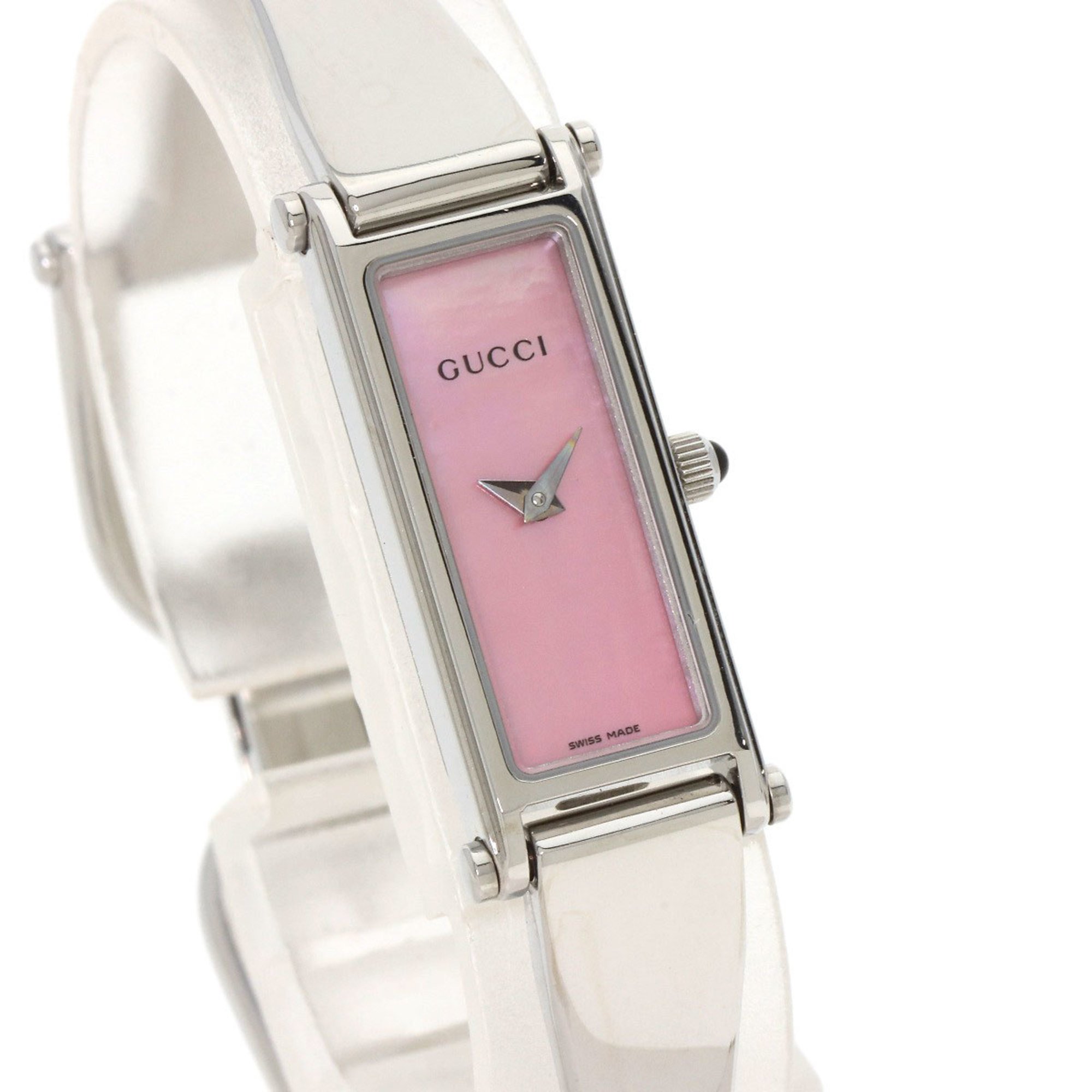 Gucci 1500L Square Face Watch Stainless Steel SS Ladies GUCCI