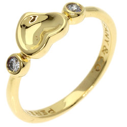 Tiffany Full Heart 2P Diamond Ring, 18K Yellow Gold, Women's, TIFFANY&Co.