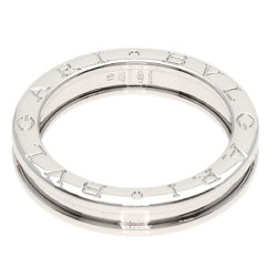 BVLGARI B-zero1 B-zero One 1 Band #61 Ring, K18 White Gold, Men's, Women's,