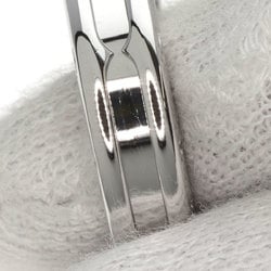 BVLGARI B-zero1 B-zero One 1 Band #61 Ring, K18 White Gold, Men's, Women's,