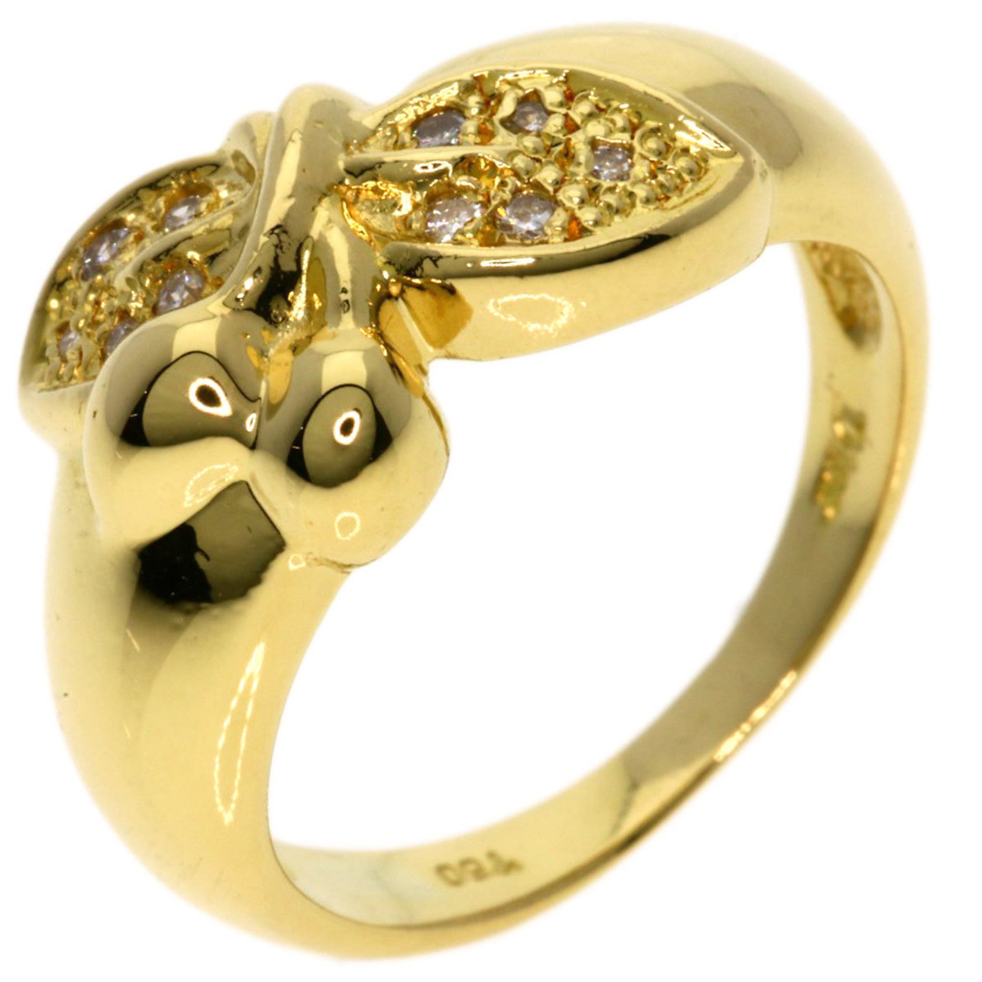 Christian Dior Dior Diamond Ring, 18K Yellow Gold, Women's