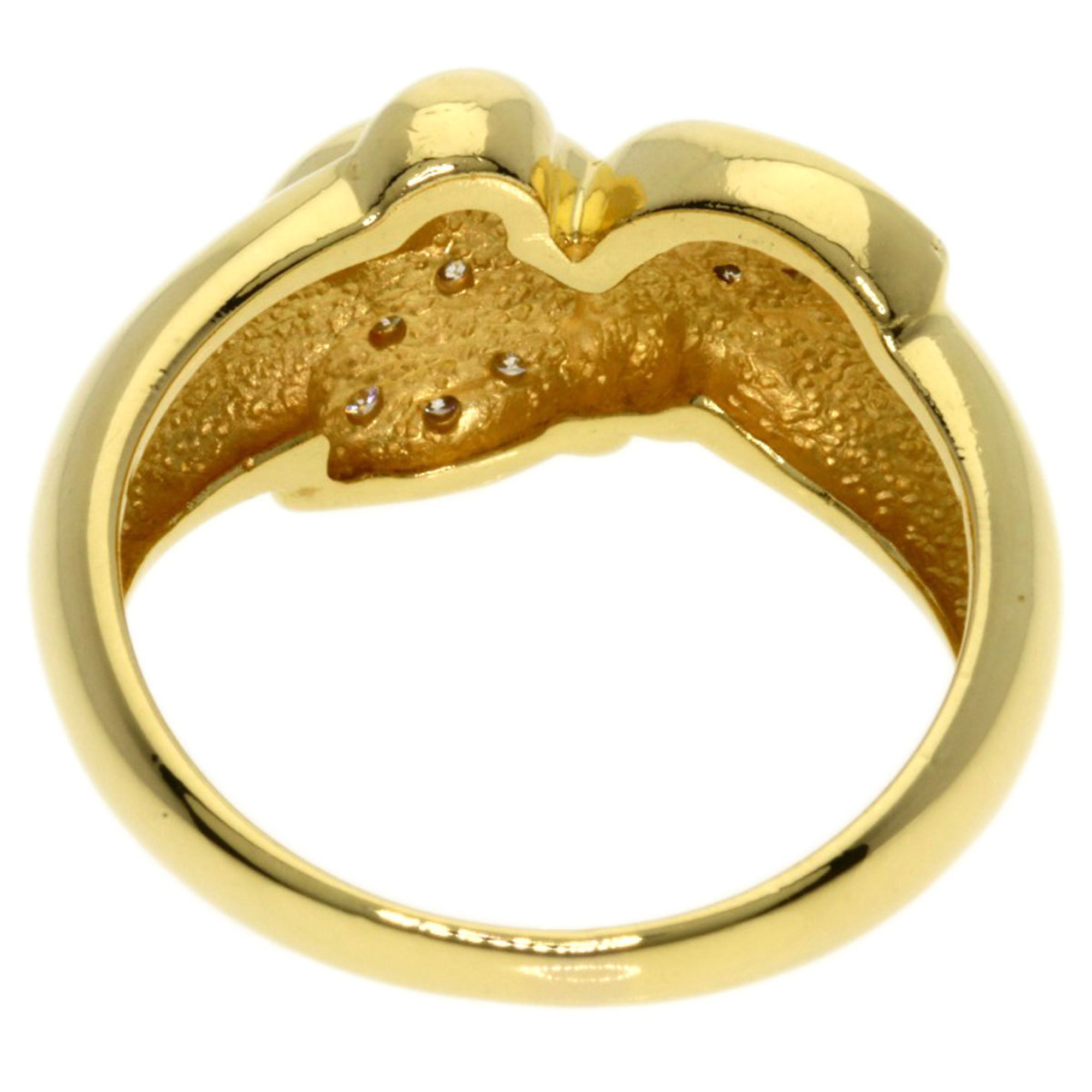 Christian Dior Dior Diamond Ring, 18K Yellow Gold, Women's