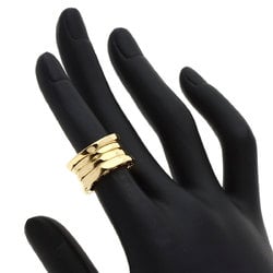 BVLGARI B-zero1 B-zero One 4 Hand M #47 Ring, K18 Yellow Gold, Women's