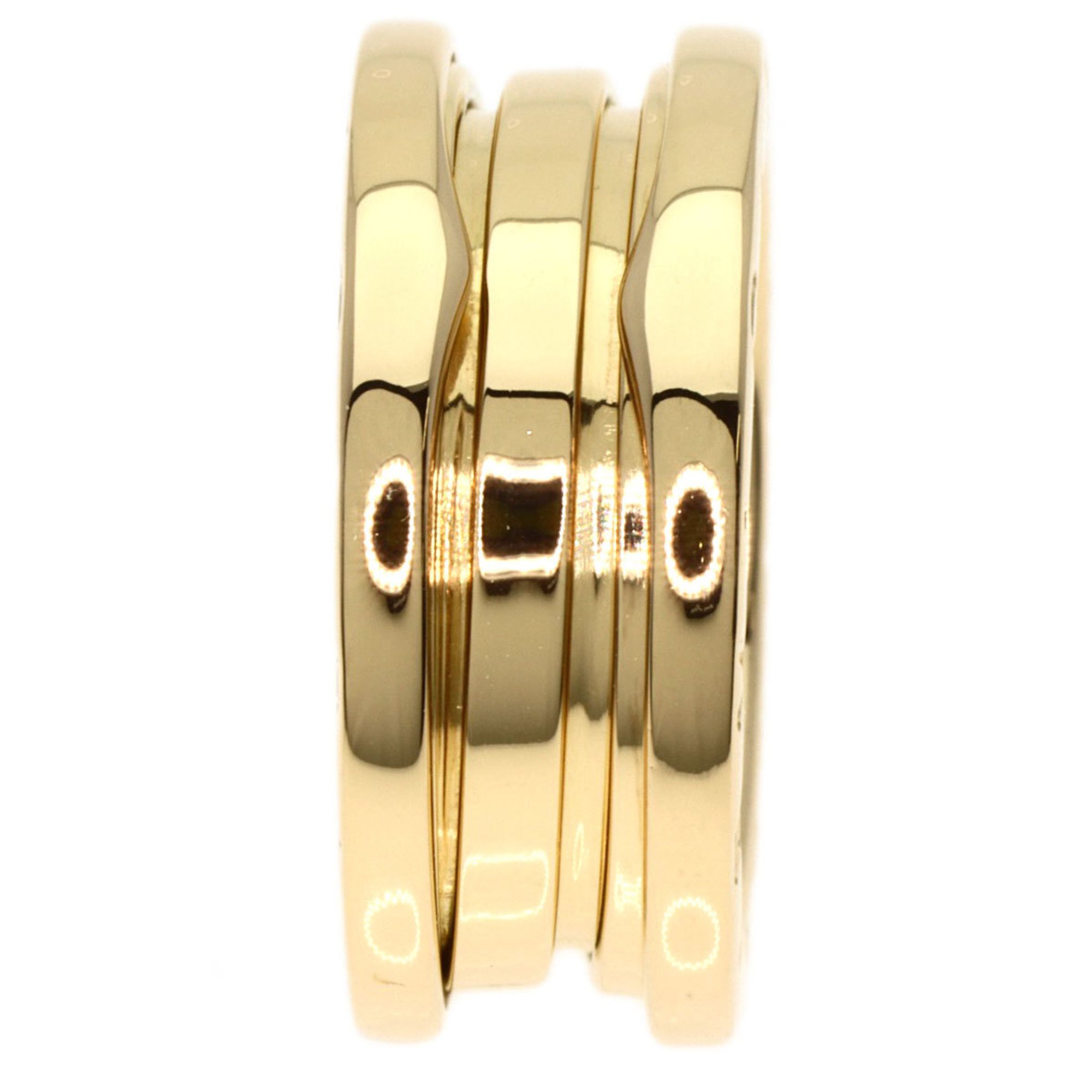 BVLGARI B-zero1 B-zero 1 2-band S #49 Ring, K18 Yellow Gold, Women's