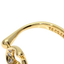 Tiffany & Co. Heart 3P Diamond Ring, 18K Yellow Gold, Women's, TIFFANY