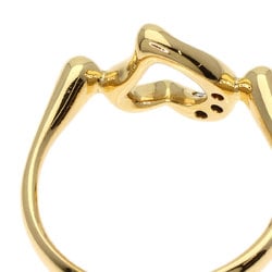 Tiffany & Co. Heart 3P Diamond Ring, 18K Yellow Gold, Women's, TIFFANY