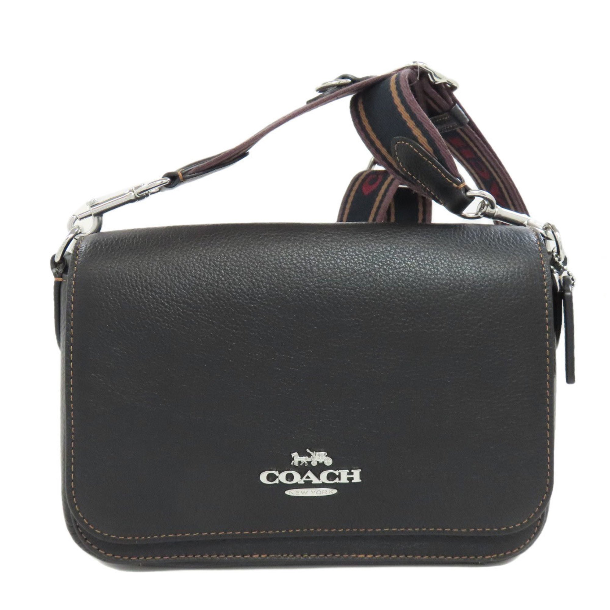 Coach CH252 Logan Shoulder Bag Leather Women's COACH