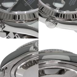 Rolex 116234G Datejust 10P Diamond Watch Stainless Steel SS K18WG Men's ROLEX