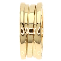 BVLGARI B-zero1 B-zero One 2-Band S #55 Ring, K18 Yellow Gold, Women's