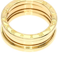 BVLGARI B-zero1 B-zero One 2-Band S #55 Ring, K18 Yellow Gold, Women's