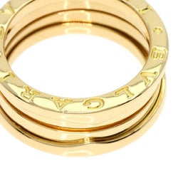 BVLGARI B-zero1 B-zero One 2-Band S #55 Ring, K18 Yellow Gold, Women's