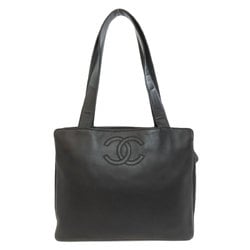 CHANEL Coco Mark Tote Bag Calfskin Women's