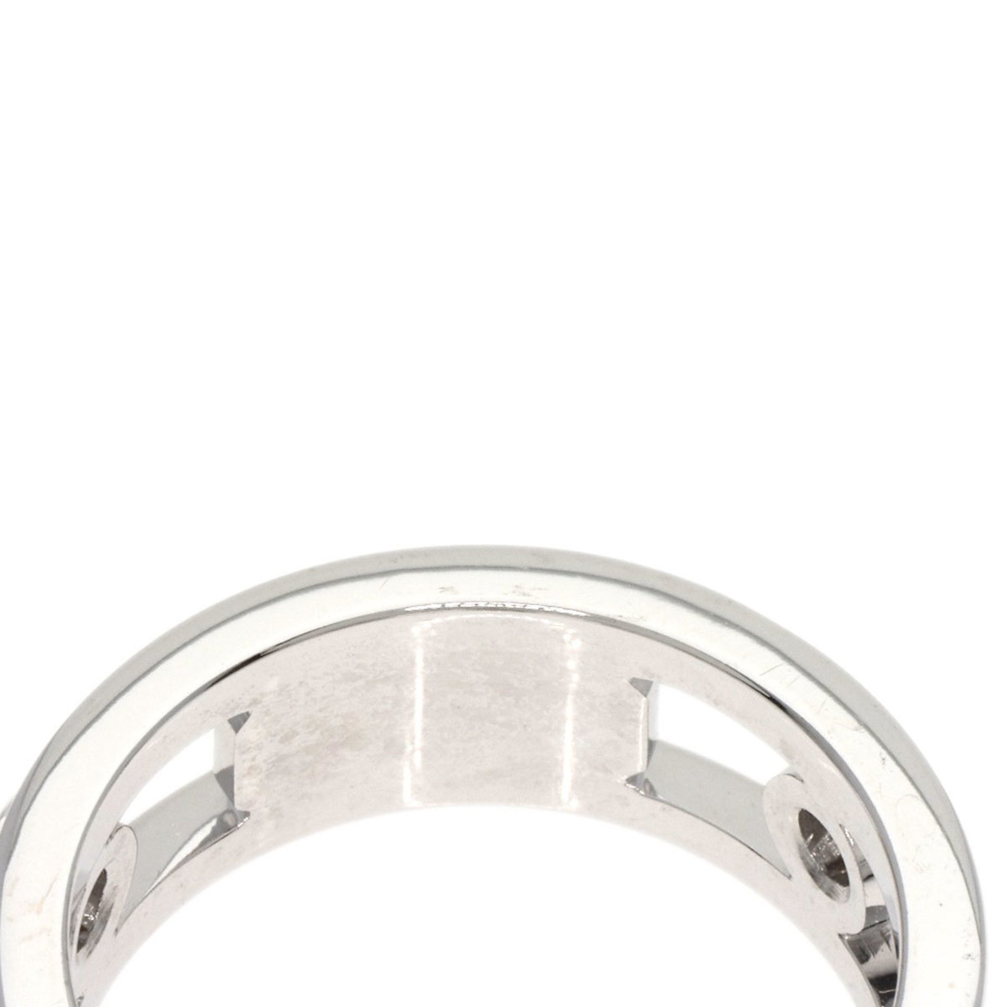 Tiffany 1837 Element Double Wire 3P Diamond Ring, 18K White Gold, Women's, TIFFANY&Co.