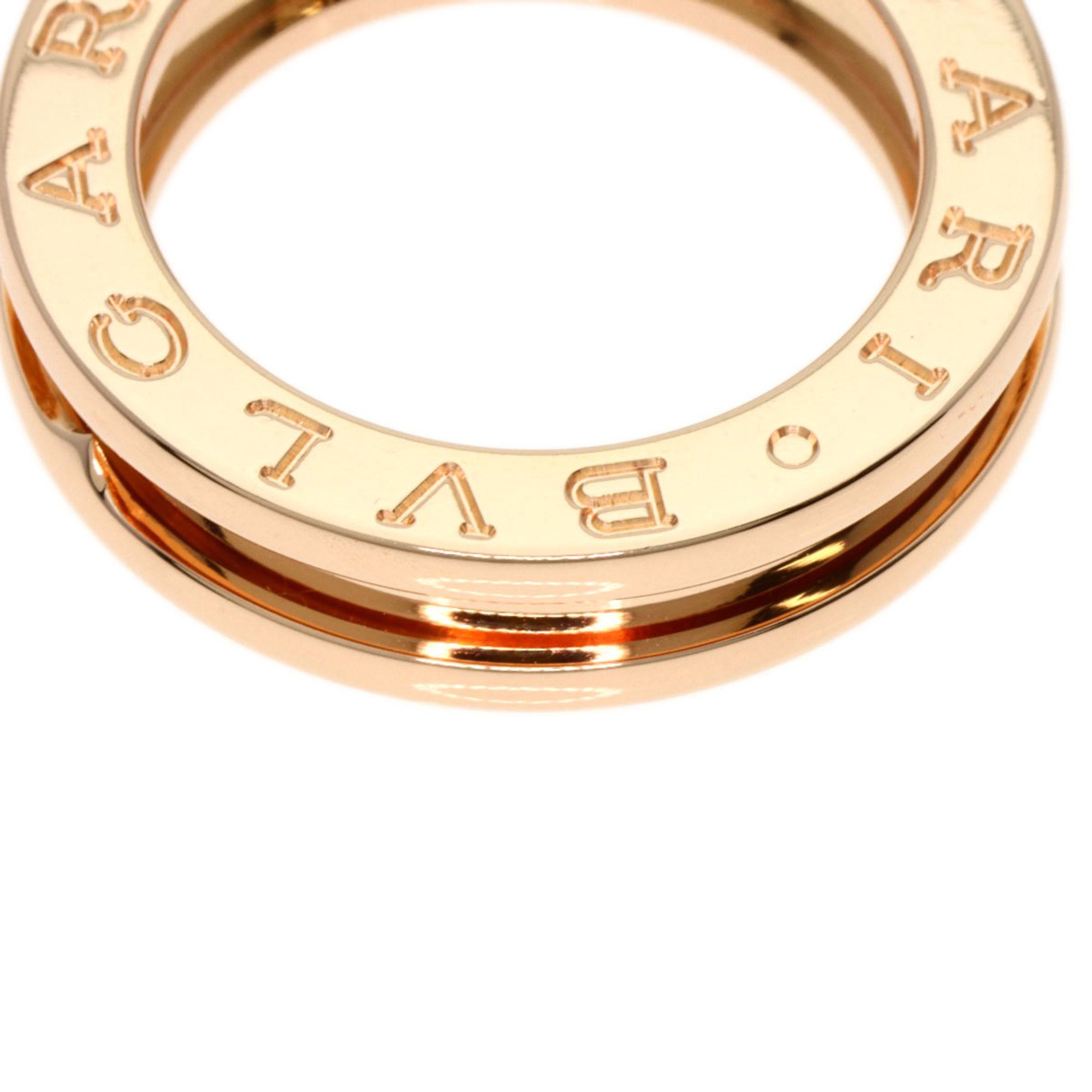 BVLGARI B-zero1 1 band XS #47 Ring, K18 pink gold, for women,