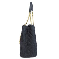 MICHAEL Michael Kors MICHAEL KORS Quilted Chain Tote Bag Denim Women's