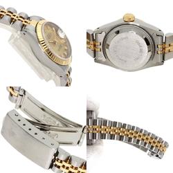 Rolex 69173G Datejust 10P Diamond Watch Stainless Steel SSxK18YG Ladies ROLEX