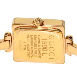 Gucci 1900L Square Face Watch PGP Ladies GUCCI