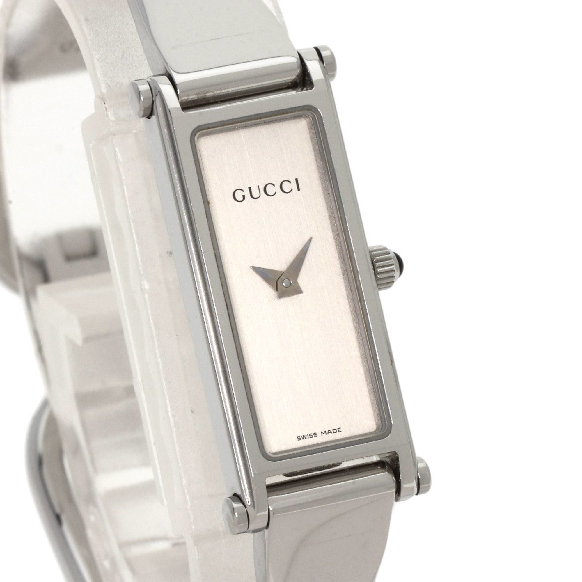 Gucci 1500L Square Face Watch Stainless Steel SS Ladies GUCCI