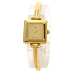 Gucci 1900L Square Face Watch GP Ladies GUCCI