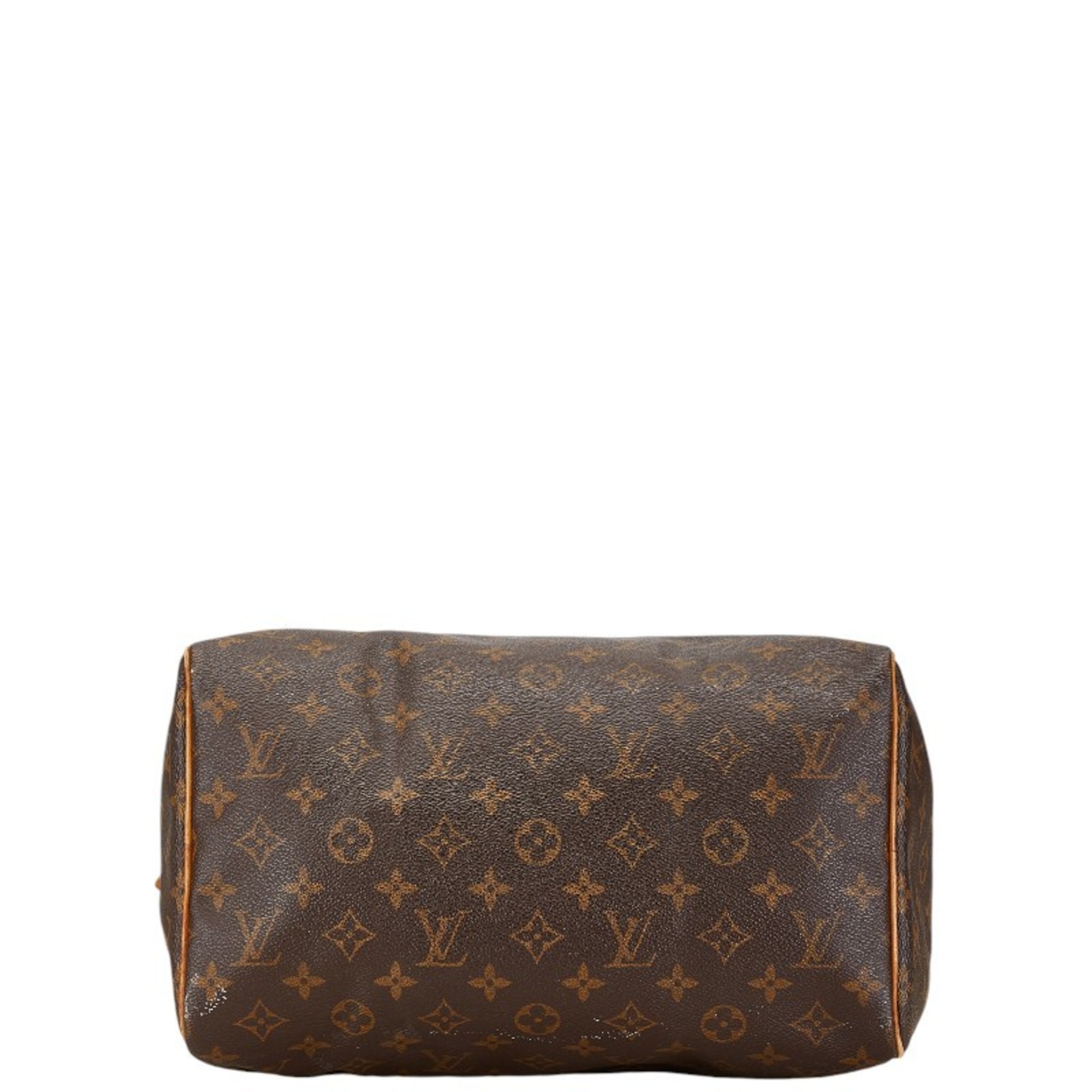 Louis Vuitton Monogram Speedy 30 Handbag M41526 Brown PVC Leather Women's LOUIS VUITTON