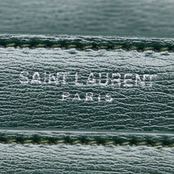 Saint Laurent YSL Monogram Sunset Medium Chain Shoulder Bag 442906 Green Leather Women's SAINT LAURENT