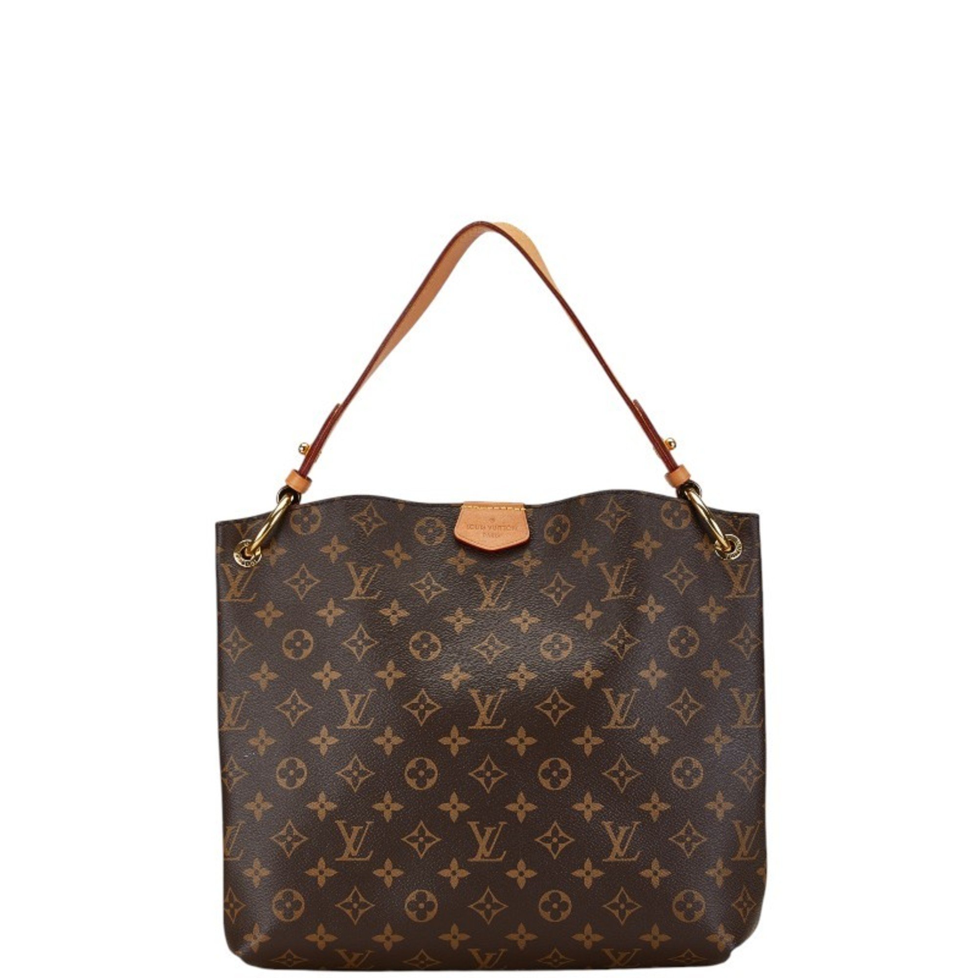 Louis Vuitton Monogram Graceful PM Bag M43701 Brown PVC Leather Women's LOUIS VUITTON