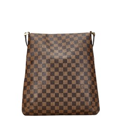 Louis Vuitton Damier Musette Shoulder Bag N51302 Brown PVC Leather Women's LOUIS VUITTON