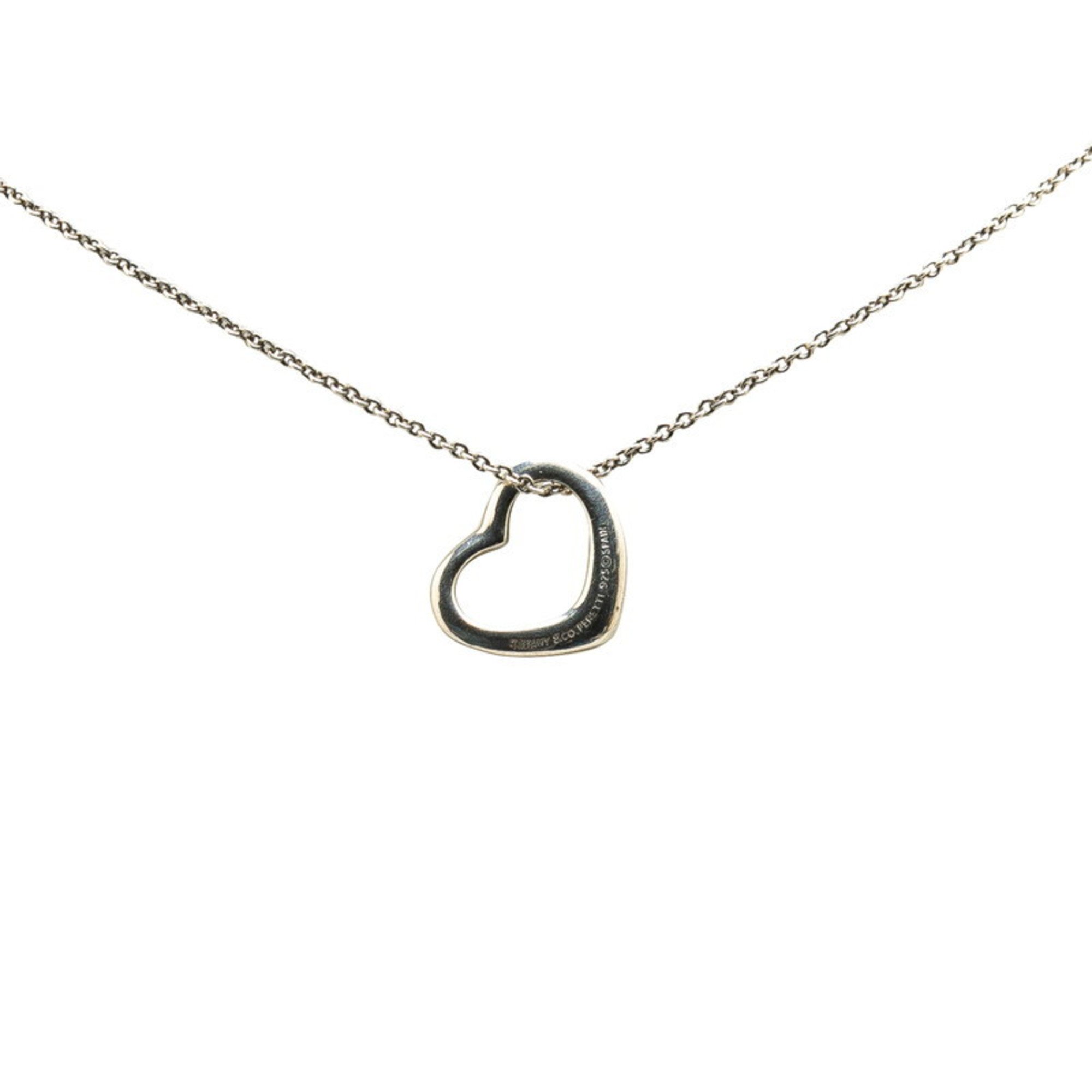 Tiffany Heart Necklace SV925 Silver Women's TIFFANY&Co.