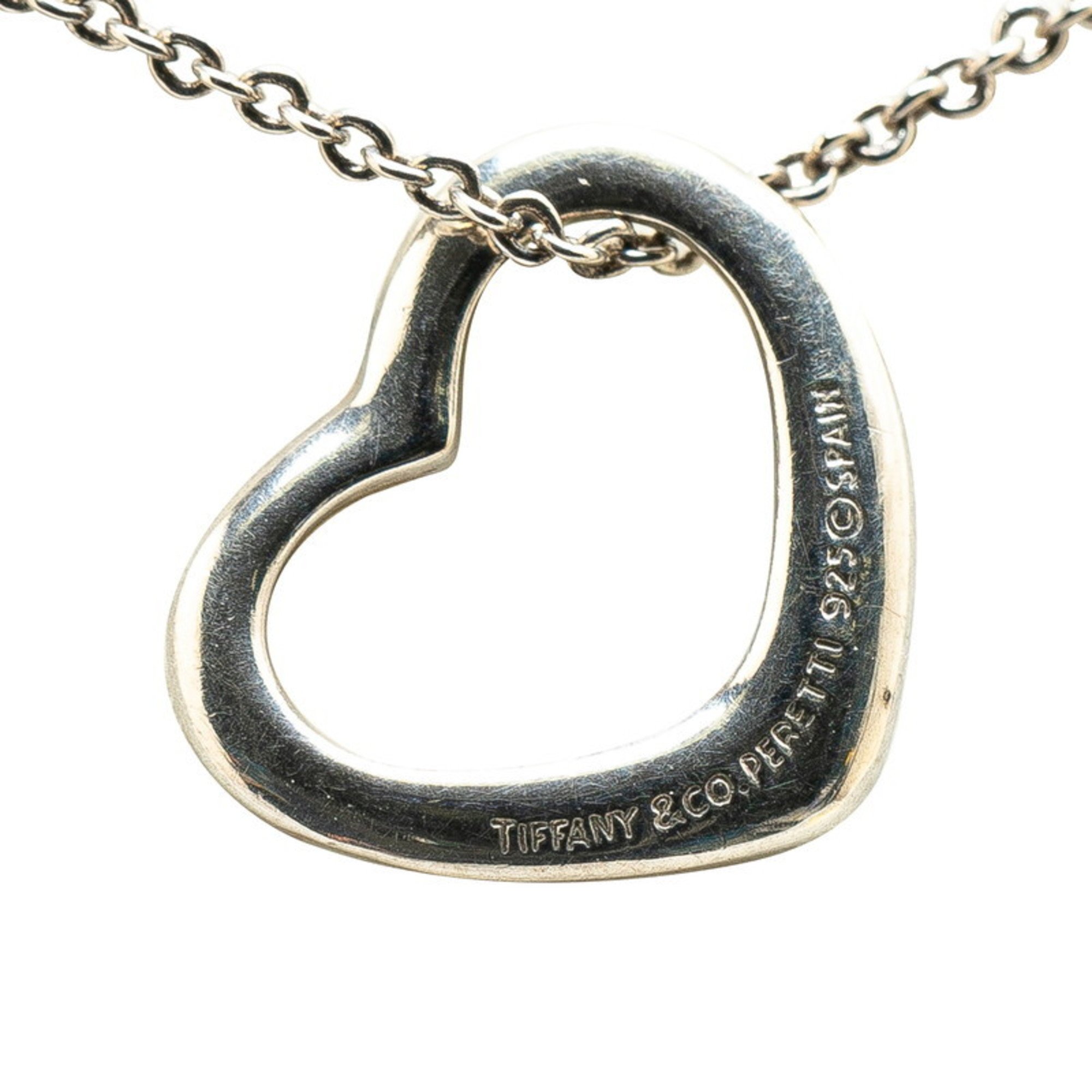 Tiffany Heart Necklace SV925 Silver Women's TIFFANY&Co.