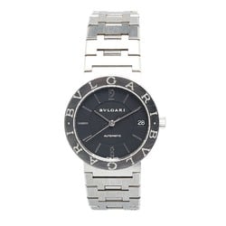 BVLGARI Watch BB33SS Automatic Black Dial Stainless Steel Women's