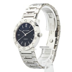 BVLGARI Watch BB33SS Automatic Black Dial Stainless Steel Women's