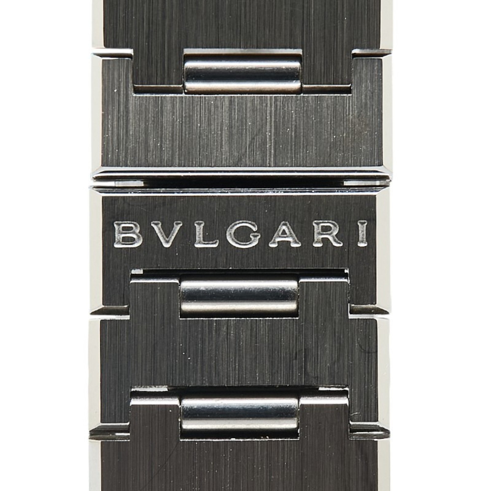 BVLGARI Watch BB33SS Automatic Black Dial Stainless Steel Women's