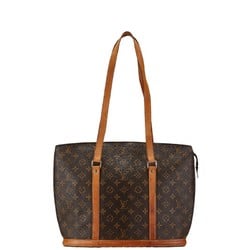 Louis Vuitton Monogram Babylon Tote Bag Shoulder M51102 Brown PVC Leather Women's LOUIS VUITTON