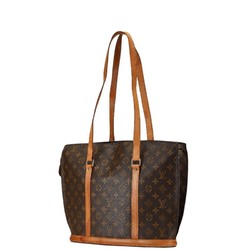 Louis Vuitton Monogram Babylon Tote Bag Shoulder M51102 Brown PVC Leather Women's LOUIS VUITTON