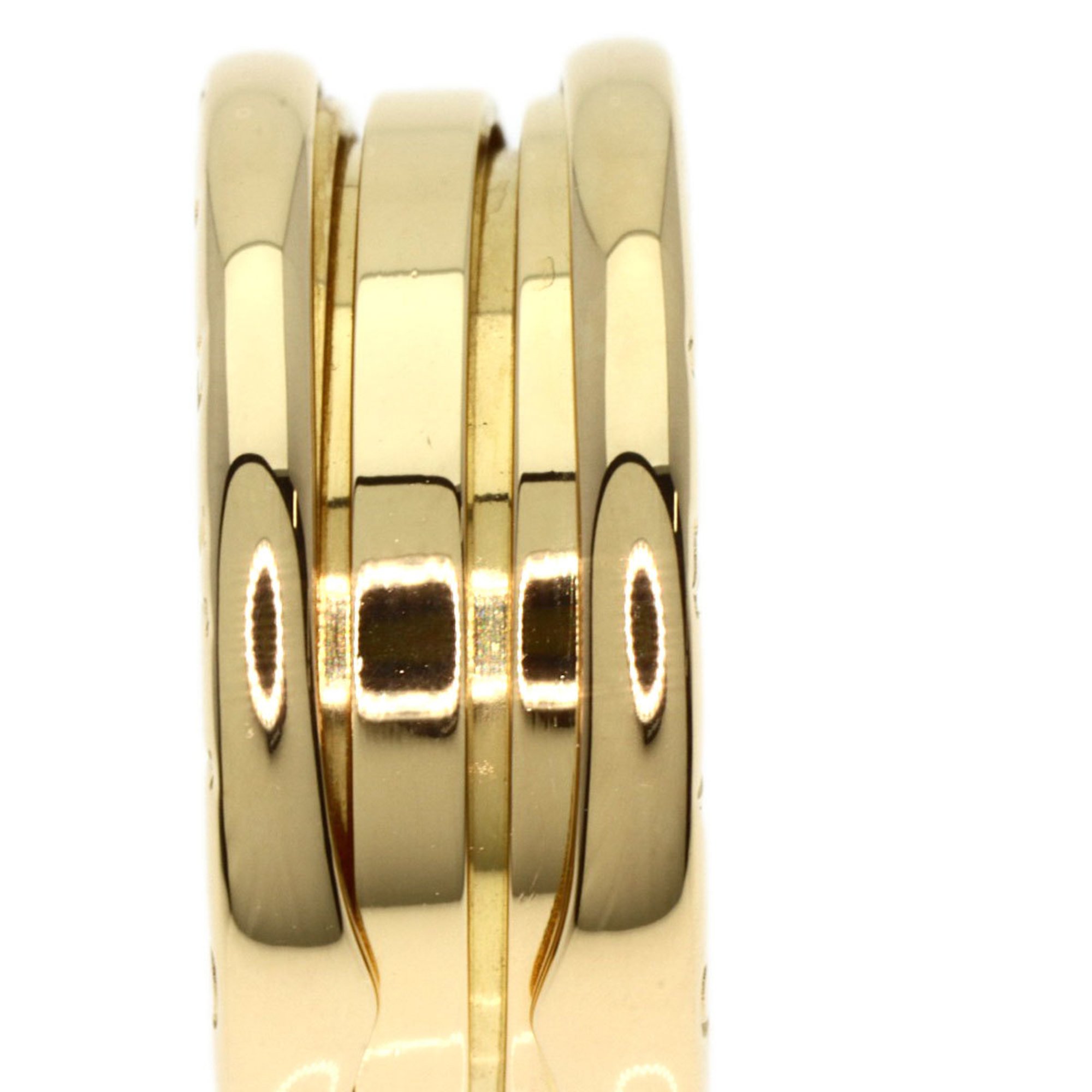 BVLGARI B-zero1 B-zero 1 2-band S #49 Ring, K18 Yellow Gold, Women's