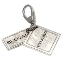 BVLGARI Square Ginza 6-chome Limited Edition Pendant Top K18 White Gold Women's