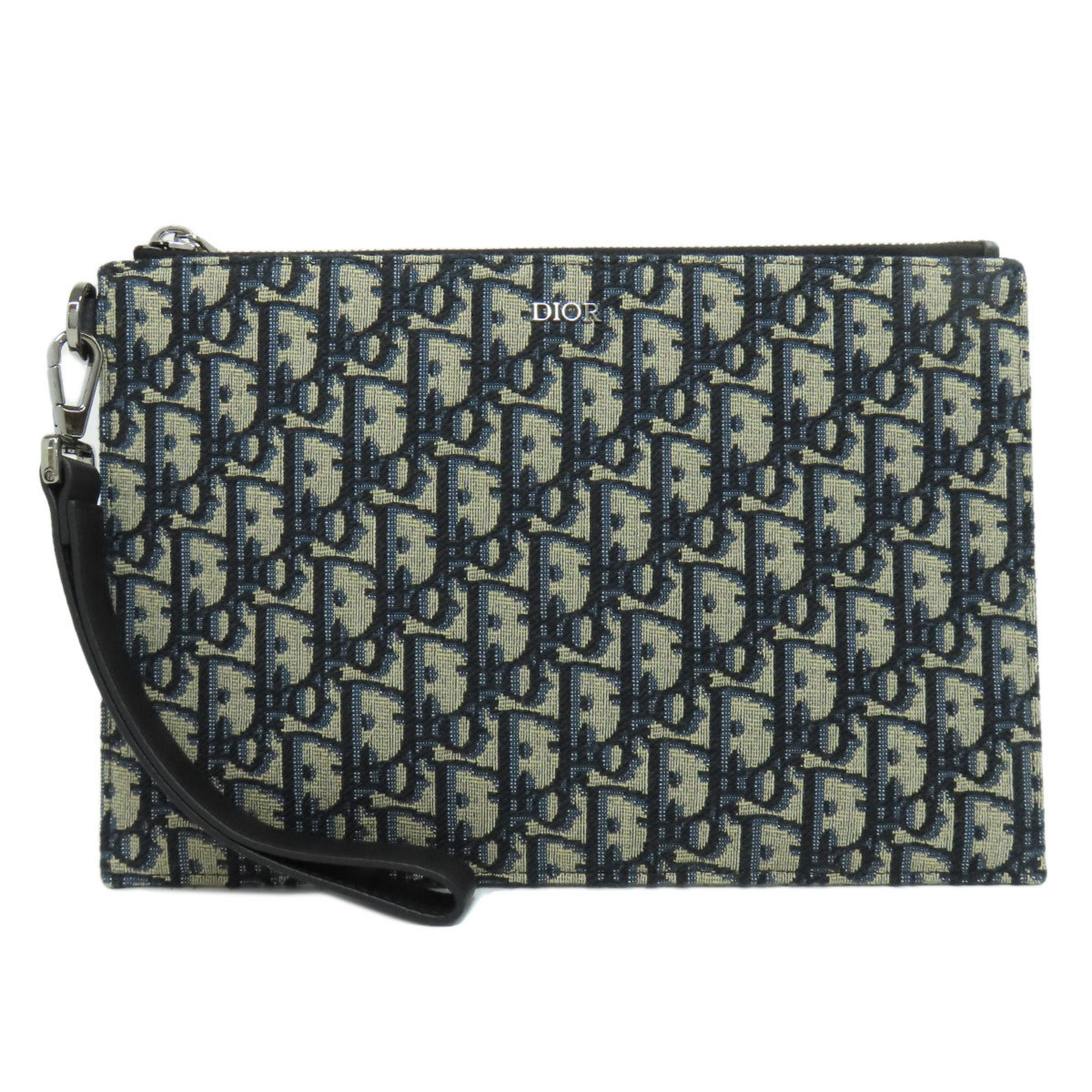 Christian Dior Trotter Pattern Pouch Canvas Women's CHRISTIAN DIOR